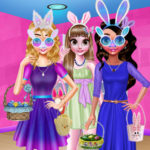 Funny Easter Girls