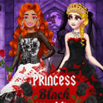 Princess Black Wedding Dress