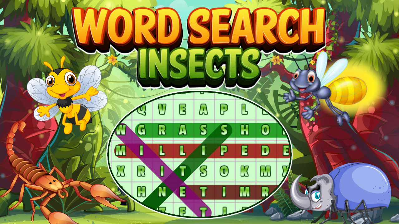 Image Word Search Insects