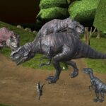 Midnight multiplayer dinosaur hunt
