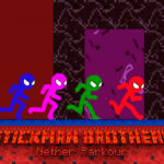 Stickman Brothers Nether Parkour