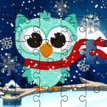 Winter Snowy Owls Jigsaw